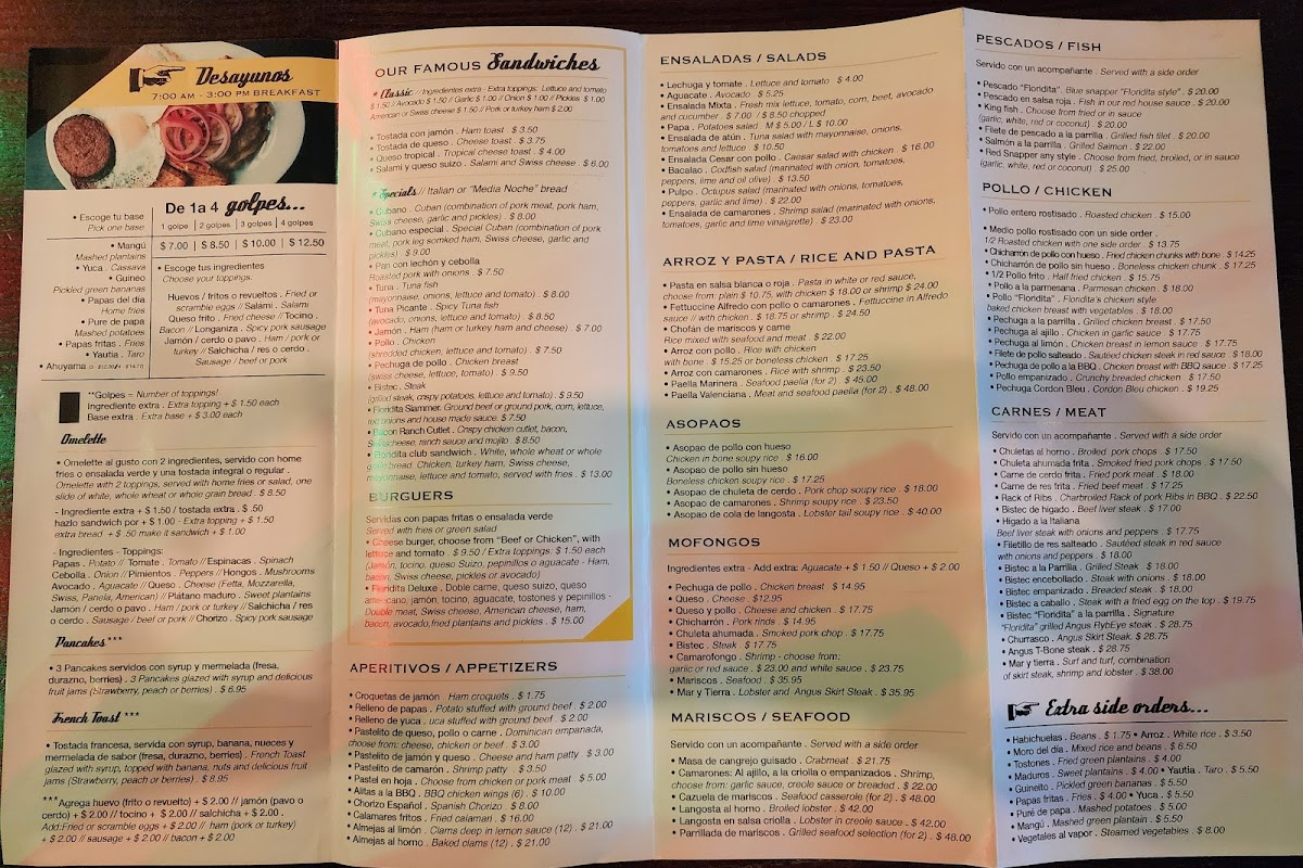 Floridita Menu - Image 1
